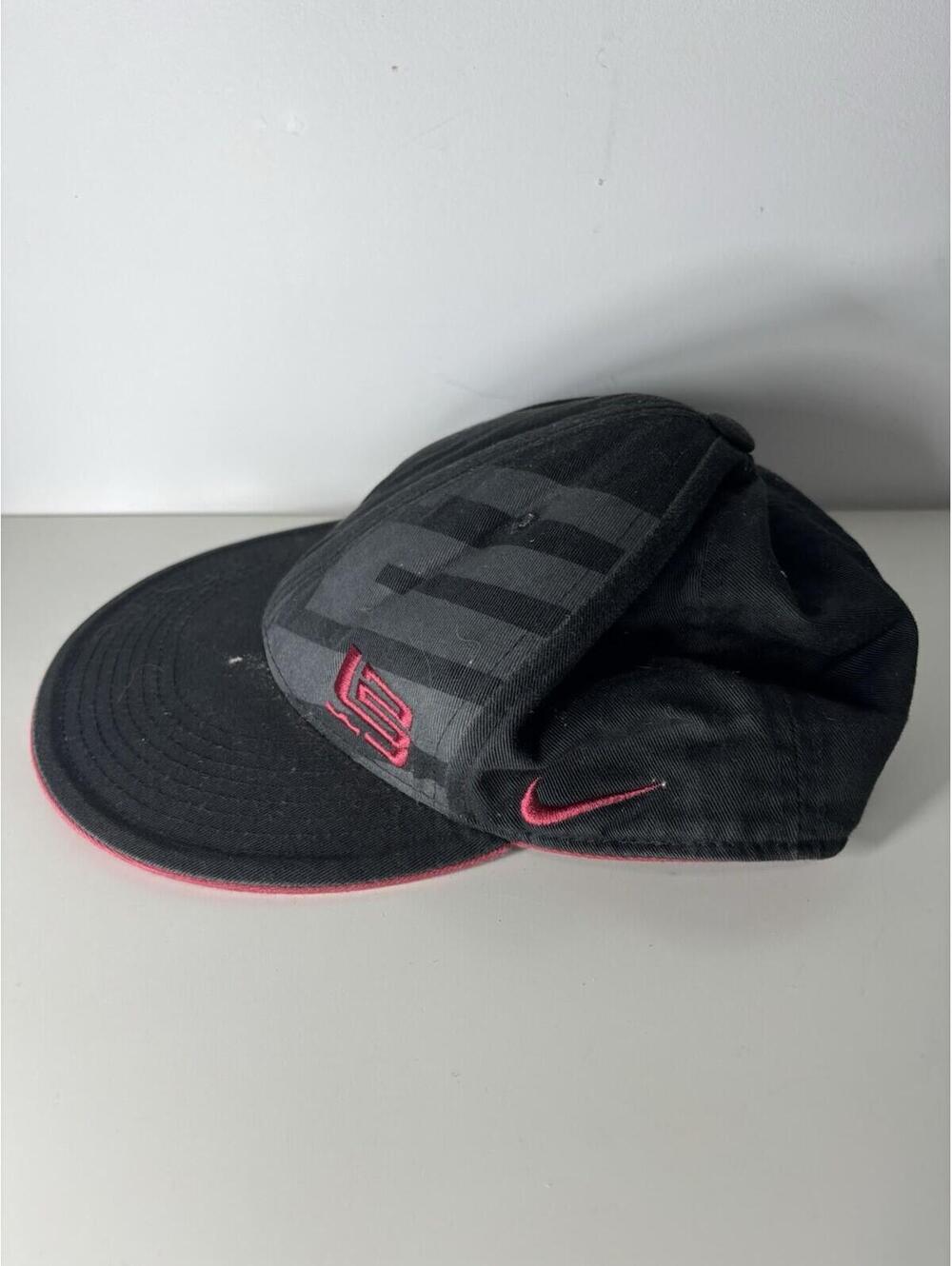 Lebron James Nike Hat Cap Black 7 1/2 - Picture 2 of 6